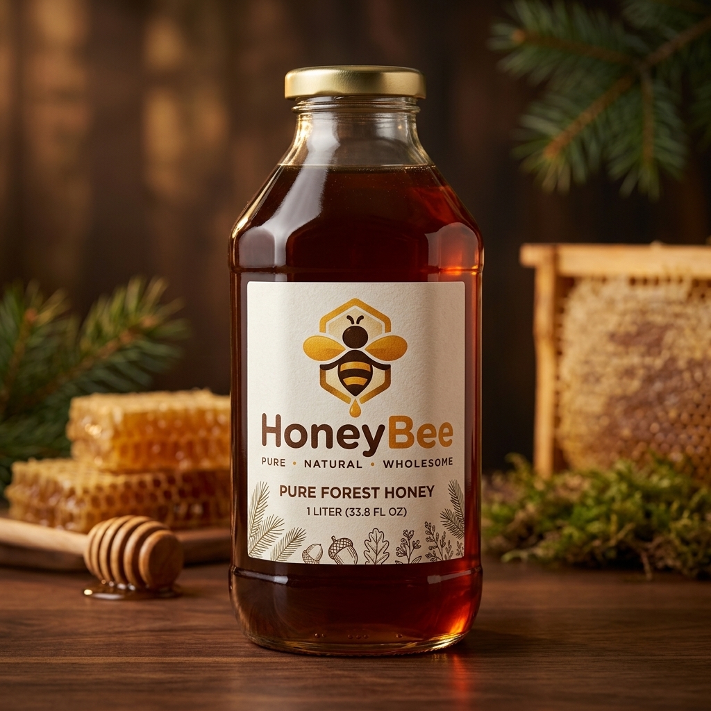 Mật ong rừng HoneyBee chai 330ml