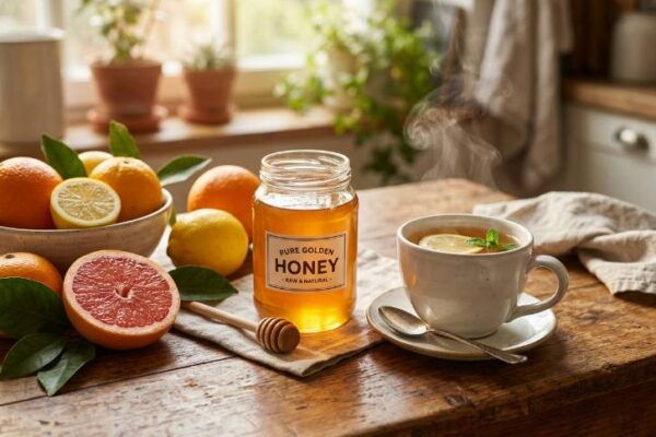 Mật ong và Vitamin C – bộ đôi tăng cường miễn dịch mùa lạnh